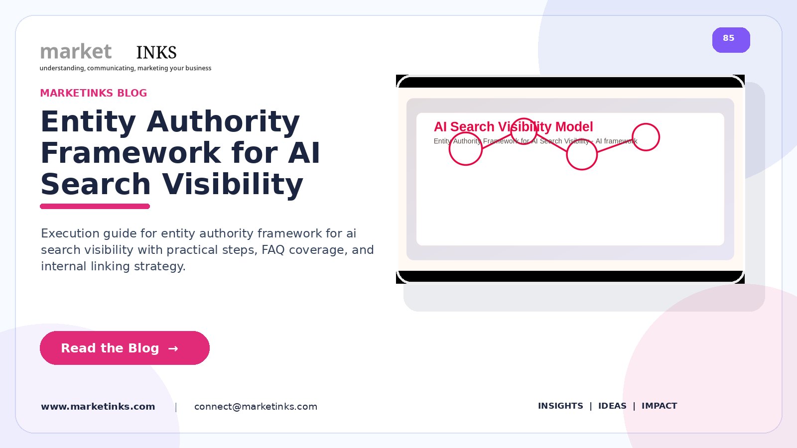 Entity Authority Framework for AI Search Visibility