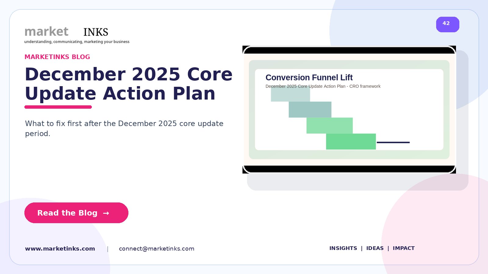 December 2025 Core Update Action Plan
