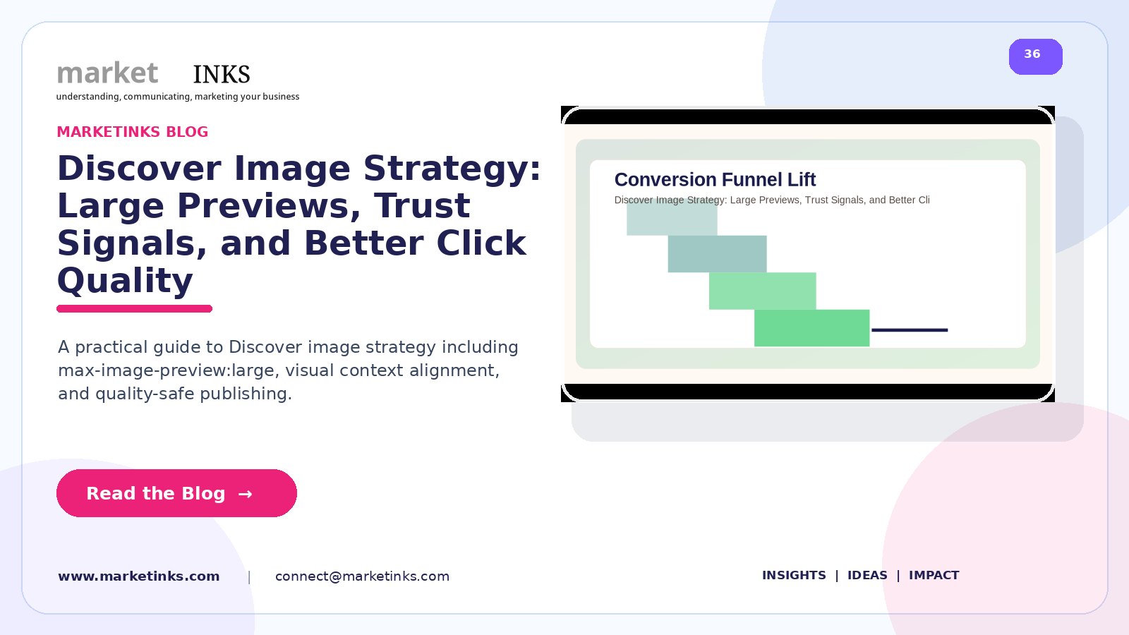 Discover Image Strategy: Large Previews, Trust Signals, and Better Click Quality