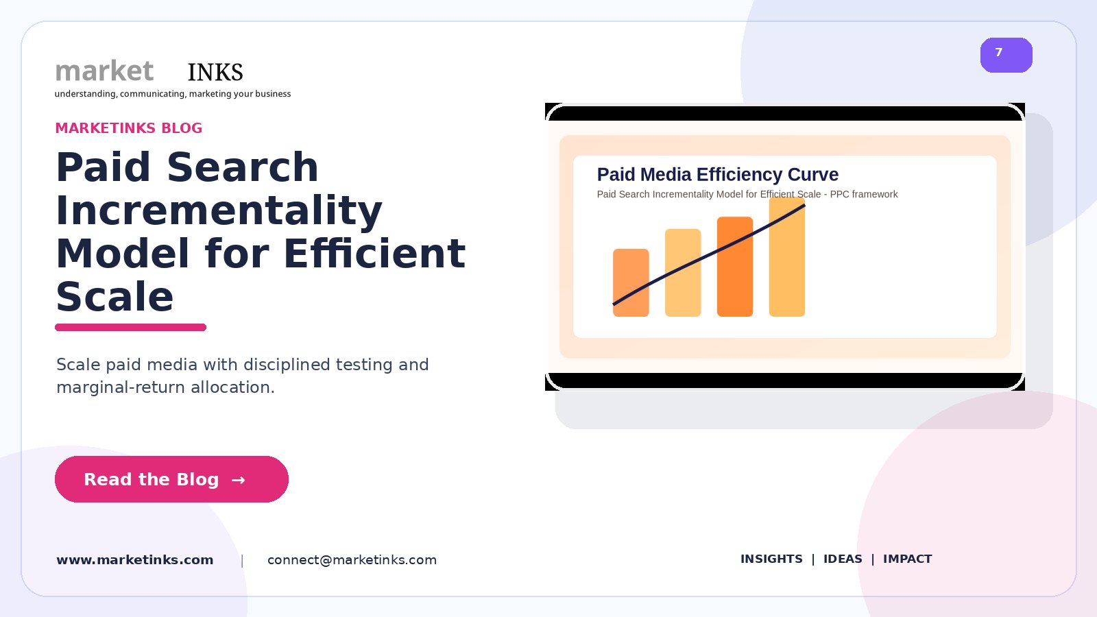 Paid Search Incrementality Model for Efficient Scale