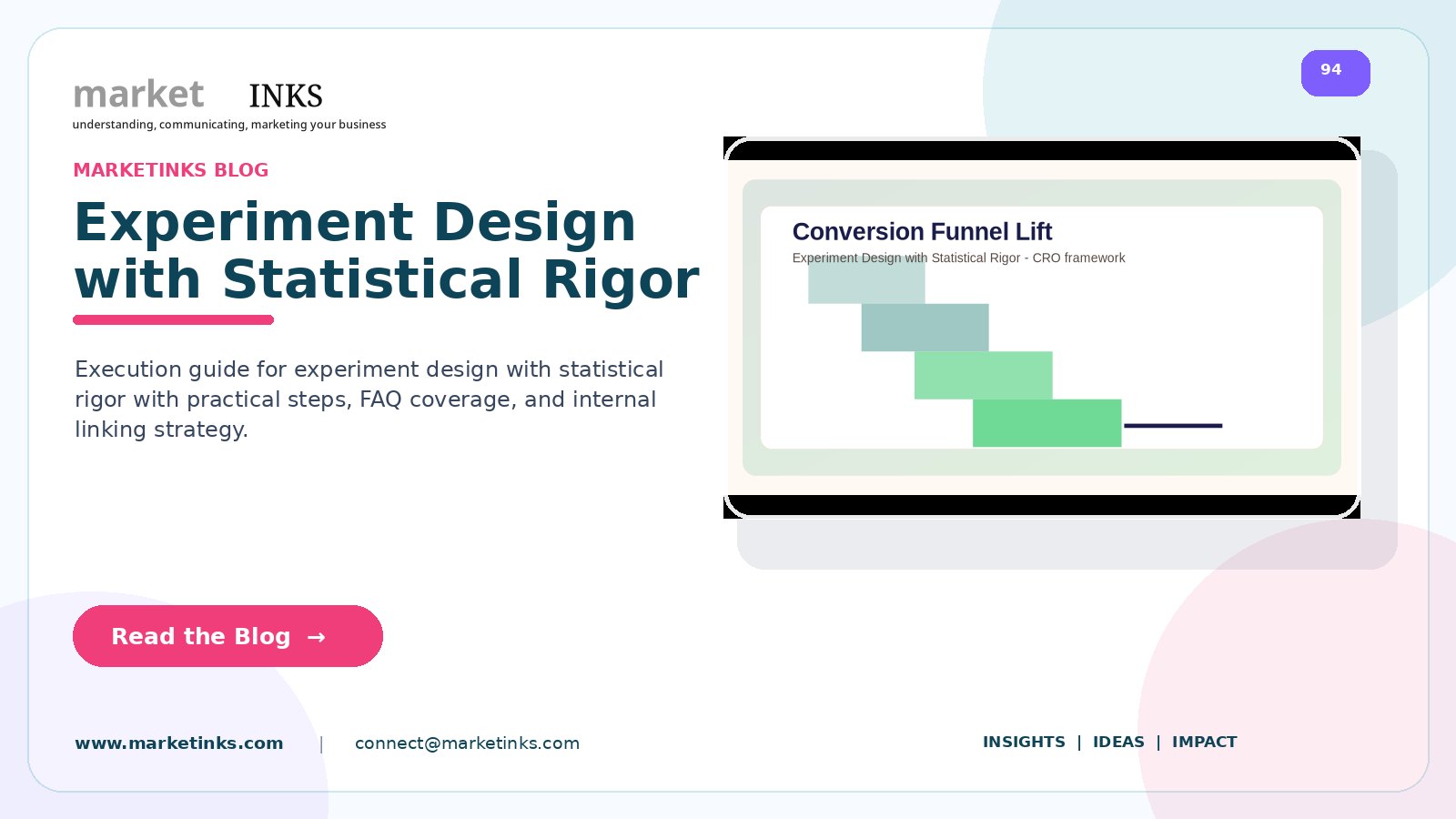 Experiment Design with Statistical Rigor