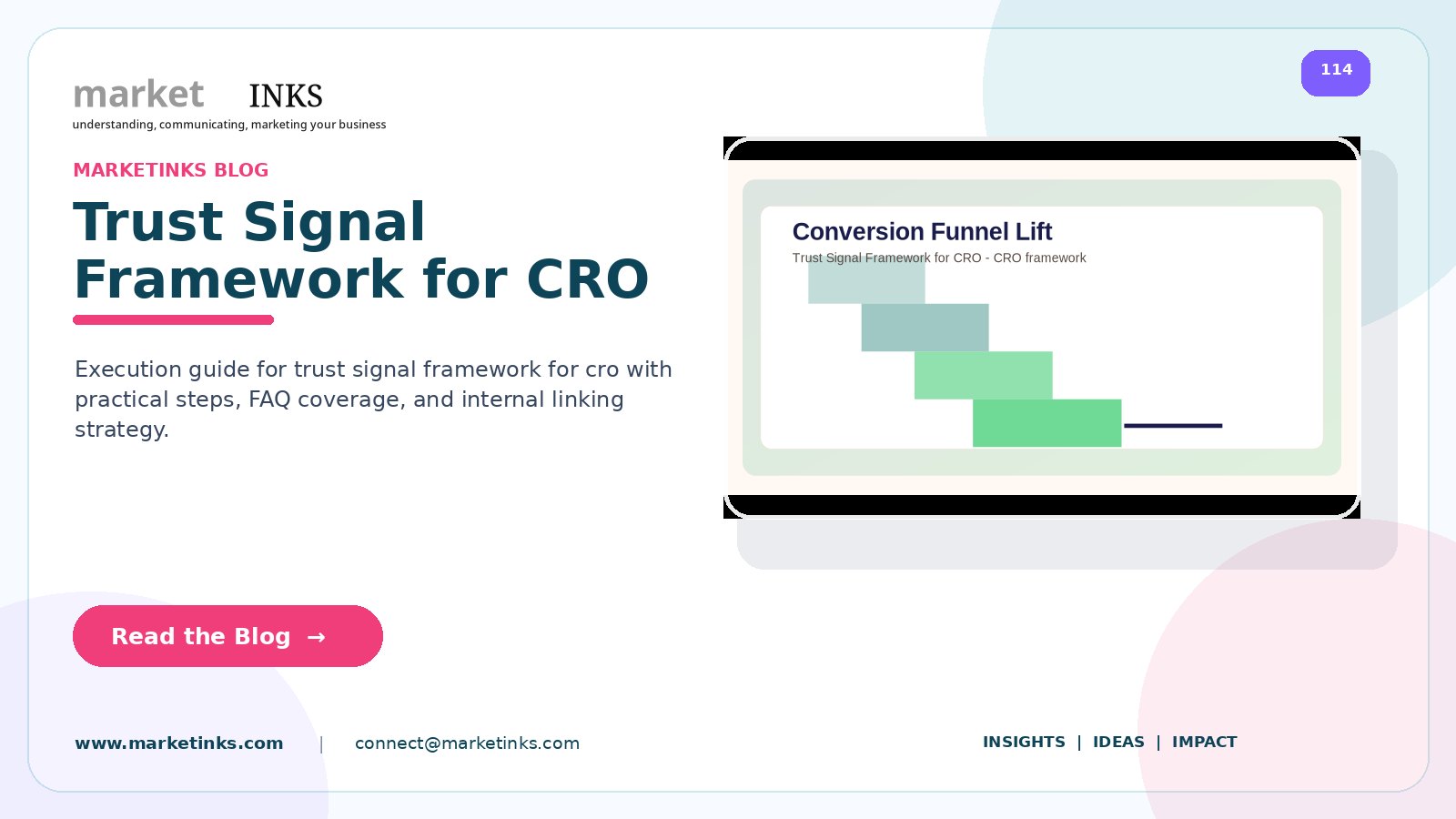 Trust Signal Framework for CRO