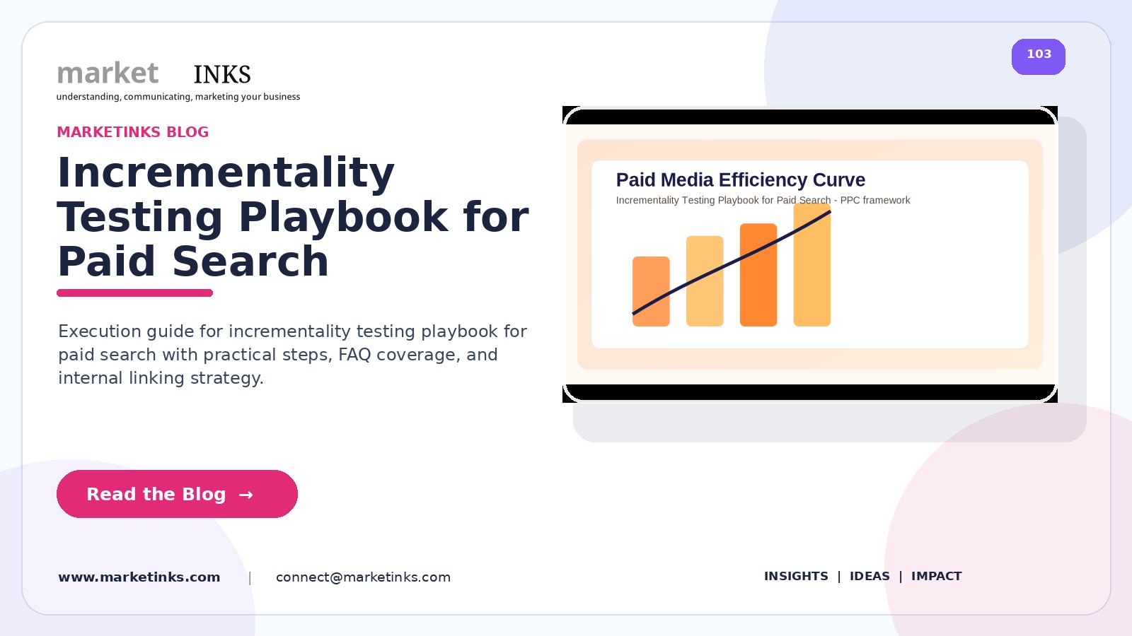 Incrementality Testing Playbook for Paid Search