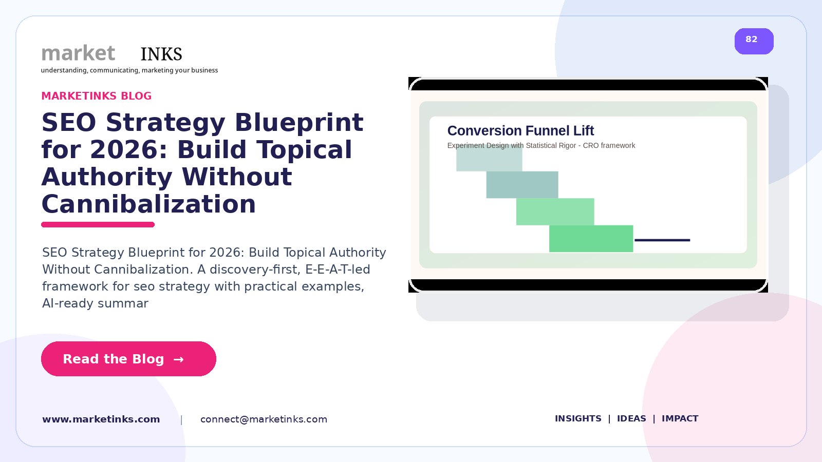SEO Strategy Blueprint for 2026: Build Topical Authority Without Cannibalization